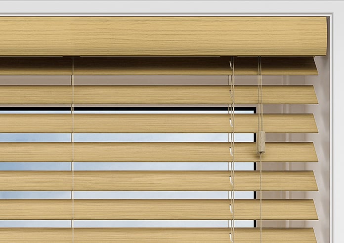 Ecowood, Golden Oak Fine Grain - Motorised Venetian Blind - Image 8
